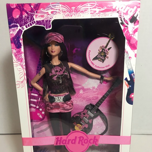 RARE Hard Rock Café Barbie with Exclusive Pin - Picture 1 of 6